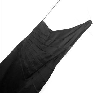 Black one shoulder dress